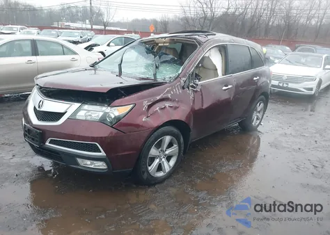 2013 Acura Mdx Technology Package z USA, uszkodzony, nr VIN 2HNYD2H36DH516229